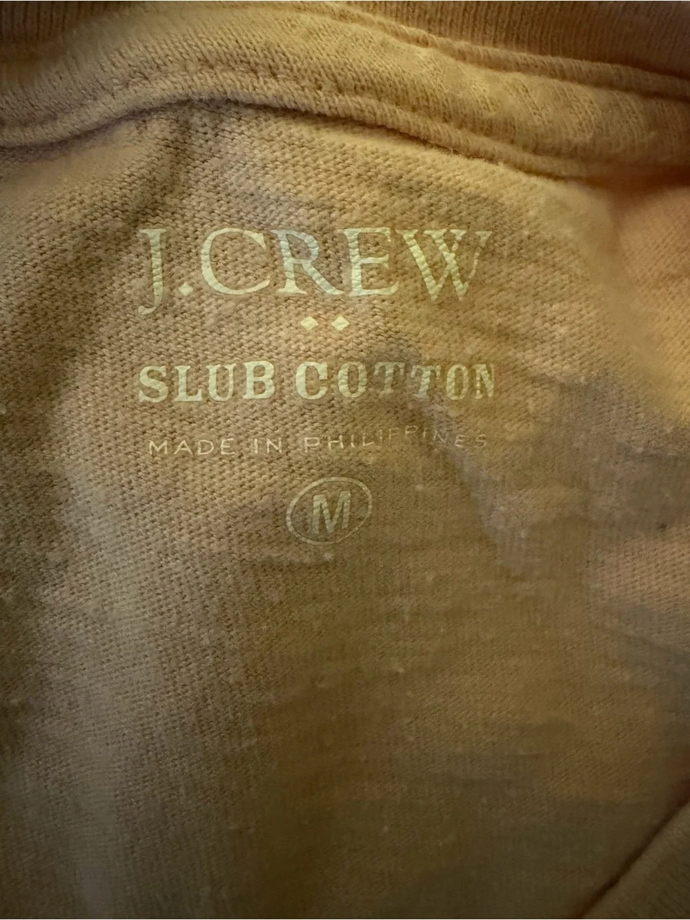 J. Crew Light Pink Henley T Shirt